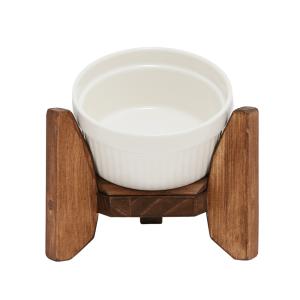 リッチェル（Richell） ペット用 木製テーブル シングル ブラウン 犬用