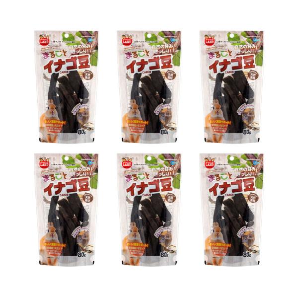 マルカン　まるごとイナゴ豆　８０ｇ×６