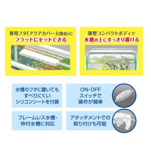 GEX クリアLED フラッティ ホワイト 〜...の詳細画像3