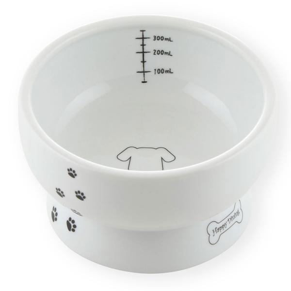 食器　犬用　猫壱　ハッピーダイニング　脚付　ウォーターボウル　レギュラー　犬柄　犬用