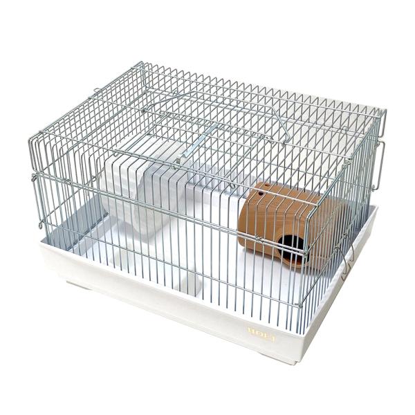 ハムスターゲージ　ＨＯＥＩ　４０ハムスター　ホワイト　（３９．６×２９．７×２４ｃｍ）　ハムスター　...