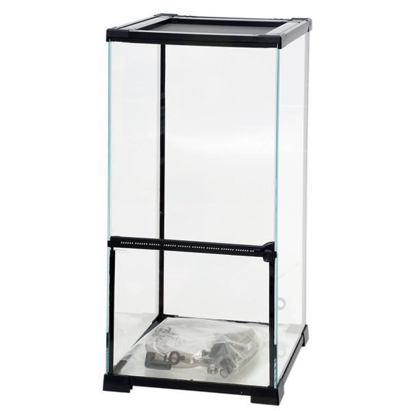 爬虫類ケージ　テラスペース　３０ｘ３０ｘ６０ｃｍ　穴あり　ドレン付き　爬虫類　両生類　飼育ケージ　テ...