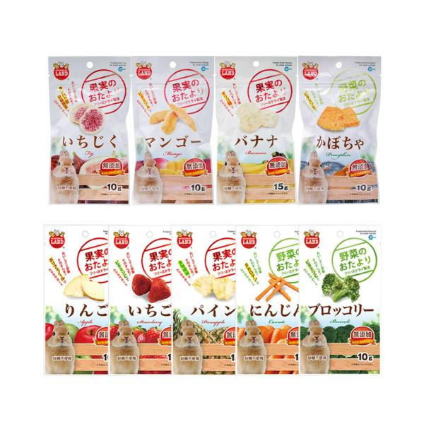 マルカン　果実・野菜のおたより　９種セット　小動物　おやつ