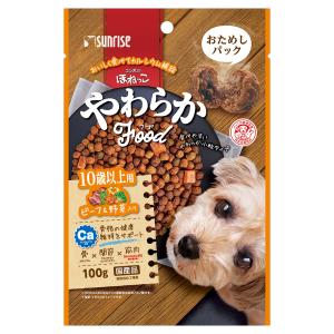 サンライズ　ゴン太のほねっこ　やわらかフード　ビーフ＆野菜入り　１０歳以上用　おためしパック　１００ｇ