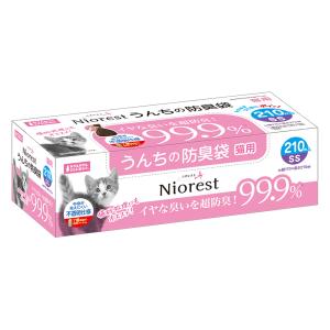 マルカン　ニオレスト　うんちの防臭袋ＳＳ　２１０枚　猫用