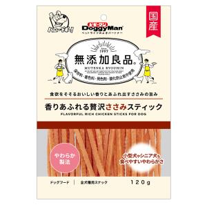 ドギーマン 無添加良品 ほろり鶏むねスティック 130g : きちべい