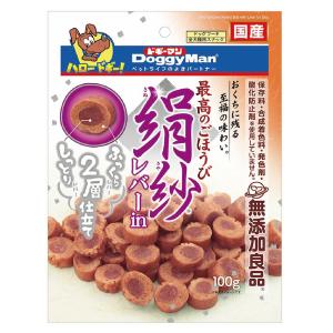 ドギーマン　無添加良品　絹紗レバーｉｎ　１００ｇ　犬　おやつ　無添加