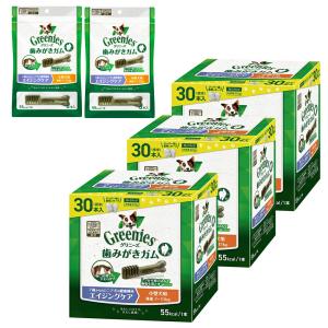 グリニーズ　プラス　エイジングケア　小型犬用　７〜１１ｋｇ　３０本×３箱＋おまけ　６本×２袋　正規品　お一人様１点限り