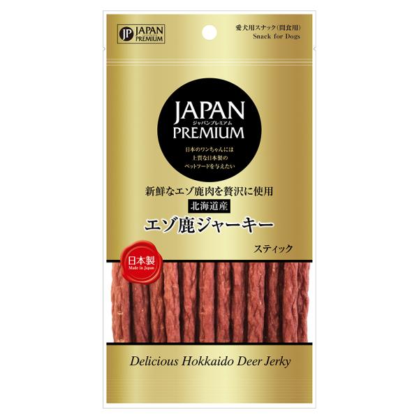 ＪＰ　北海道産エゾ鹿ジャーキー　スティック　８０ｇ　犬　おやつ