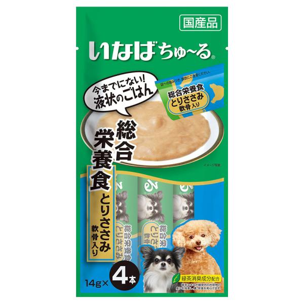 いなば　ちゅ〜る　総合栄養食　とりささみ　軟骨入り　１４ｇ×４本