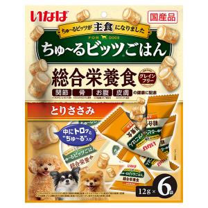 いなば ちゅ〜るビッツごはん とりささみ 12g×6袋の商品画像