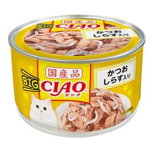 《終売》いなば　ＣＩＡＯ　ＢＩＧ　ＣＩＡＯ缶　かつお　しらす入り　１６０ｇ