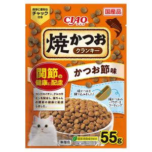 いなば　ＣＩＡＯ　焼かつおクランキー　関節の健康配慮　かつお節味　５５ｇ