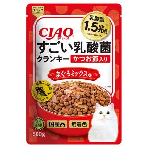 CIAO すごい乳酸菌クランキー かつお節入り まぐろミックス味 ( 500g