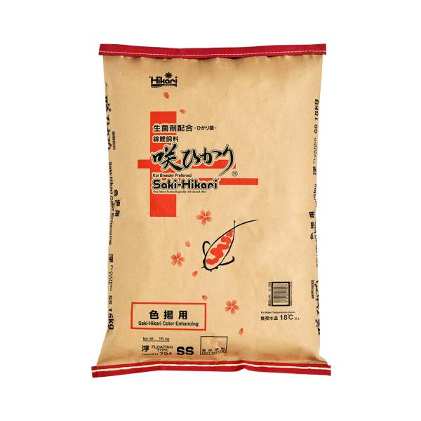 鯉の餌　キョーリン　咲ひかり　色揚用　浮上　ＳＳ　１５ｋｇ　錦鯉　餌　飼料　お一人様３点限り