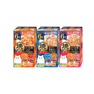 いなば　焼かつおディナー　６袋入　３種　猫　ウェットフード