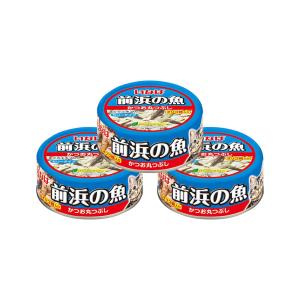 前浜の魚 いなば 前浜の魚 かつお丸つぶし にぼし入り 115g×3缶