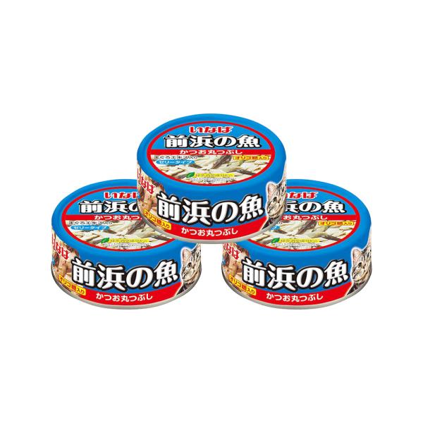 いなば　前浜の魚　かつお丸つぶし　１１５ｇ×３缶　キャットフード