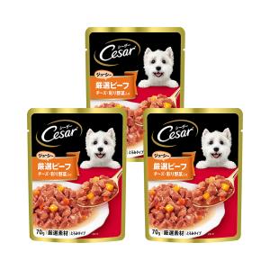 シーザー シニア用 14歳からの絹ささみ ドッグフード ウエット