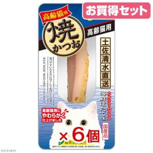 いなば　ＣＩＡＯ（チャオ）　焼かつお　高齢猫用　海鮮ほたて味　１本×６