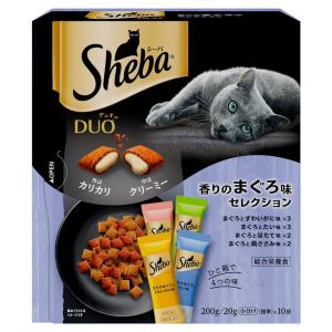 キャットフード　シーバ　デュオ　香りのまぐろ味セレクション　２００ｇ（２０ｇ×１０袋）