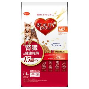 キャットフード　ビューティープロ　キャット　腎臓の健康維持　１５歳以上　フィッシュ味　１．４ｋｇ（２８０ｇ×５袋）