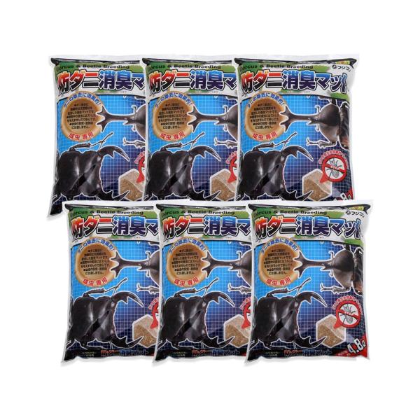 昆虫マット　フジコン　防ダニ消臭マット　４．８Ｌ×６袋　カブトムシ　クワガタ　飼育