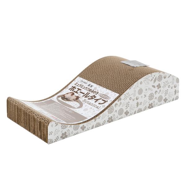 猫用　爪とぎ　シーズイシハラ　ミュウミュウ　つめみがき　ホエールタイプ　ボタニカル