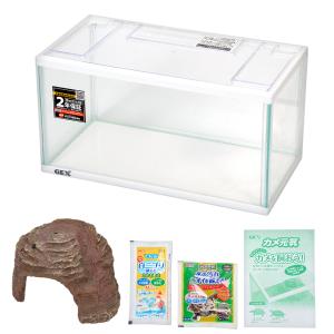 GEX カメ元気カンタン飼育セットST お一人...の詳細画像1