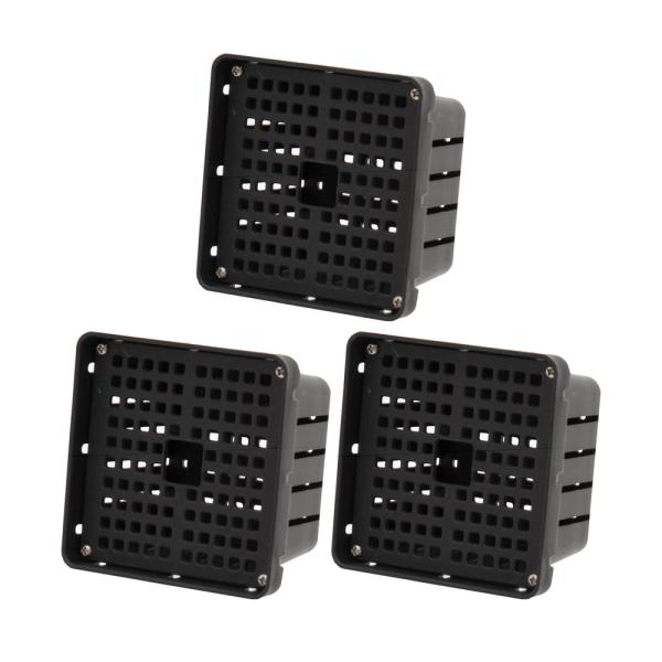 コウモリランバスケット　ブラック　Ｍサイズ　ハンギング　コウモリラン　ビカクシダ　３個入り