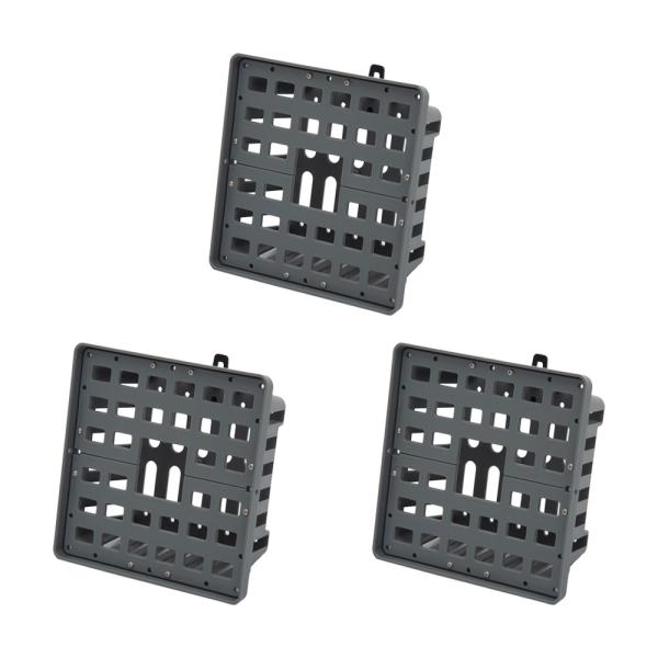 コウモリランバスケット　グレー　ＬＬサイズ　ハンギング　コウモリラン　ビカクシダ　３個入り