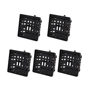 コウモリランバスケット ブラック LLサイズ ハンギング コウモリラン ビカクシダ 5個入り