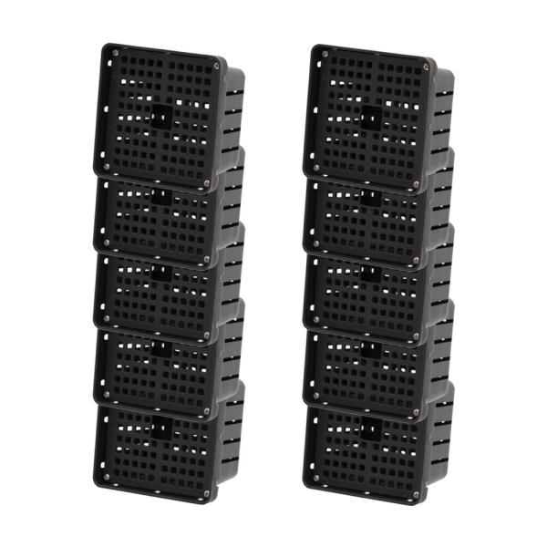 コウモリランバスケット　ブラック　Ｍサイズ　ハンギング　コウモリラン　ビカクシダ　１０個入り