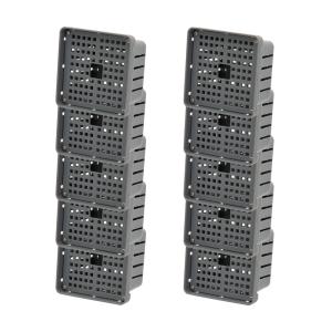 コウモリランバスケット グレー Mサイズ ハンギング コウモリラン ビカクシダ 10個入り