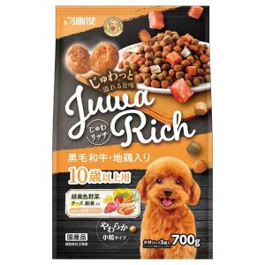 サンライズ じゅわリッチ 黒毛和牛 地鶏入り 10歳以上用 700g