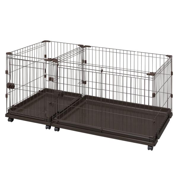 メーカー直送　アイリスオーヤマ　コンビネーションサークル　ウォールナット　Ｐ−ＣＳ−１４００Ｖ　同梱...