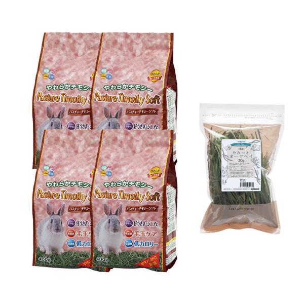 【トッピング牧草付】ハイペット　パスチャーチモシー　ソフト　４００ｇ