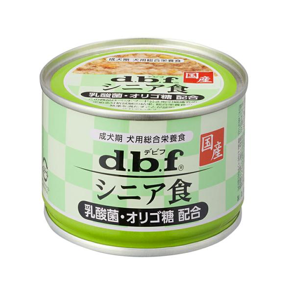 デビフ　シニア食　乳酸菌・オリゴ糖配合　１５０ｇ×２４缶　缶詰　犬　ウェットフード　ドッグフード