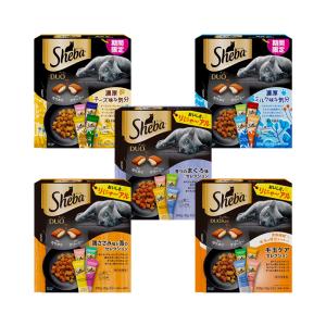 キャットフード アソート シーバ デュオ 濃厚ミルク味と濃厚チーズ味お試し5種セット