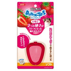 マルカン ゴン太のデンタルトイ いちご ソフト 1個
