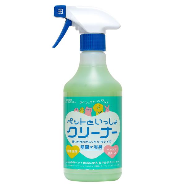 ペットといっしょクリーナー　５００ｍｌ　水拭き不要　除菌　消臭