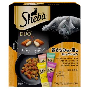 キャットフード シーバ デュオ 鶏ささみ味と海のセレクション 200g ×12個