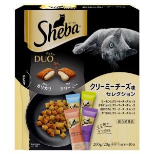 キャットフード シーバ デュオ クリーミーチーズ味セレクション 200g ×12個