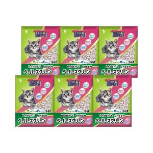 新東北化学工業　ペーパーズグリーン　せっけんの香り　６．５Ｌ×６袋　猫砂　お一人様１点限り