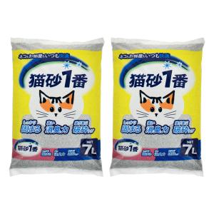 クニミネ工業 猫砂 固まる猫砂 猫砂1番 7L ベントナイト 国産 お一
