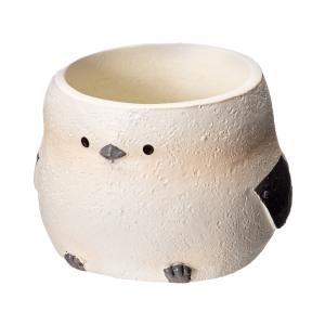 リトルレジンポット　シマエナガ　１号ポット用　鉢カバー