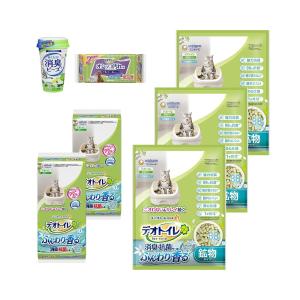 デオトイレ 複数ねこ用 ふんわり香る 消臭・抗菌シート ナチュラル