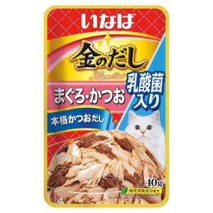 いなば 金のだし 乳酸菌入り まぐろ かつお 40g