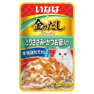 いなば 金のだし とりささみ かつお節入り 40g