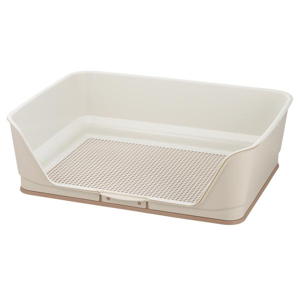 リッチェル　お掃除簡単ステップ壁付トイレ　ワイド　アイボリー